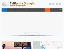 Tablet Screenshot of californiadrought.org